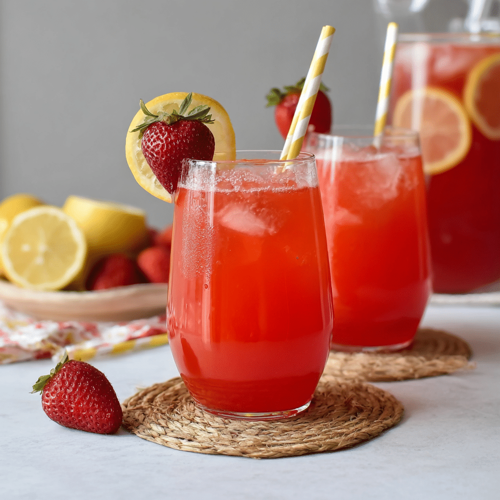 Honey-Sweetened Strawberry Lemonade – 4-Ingredient Irresistible Drink 8 image 155