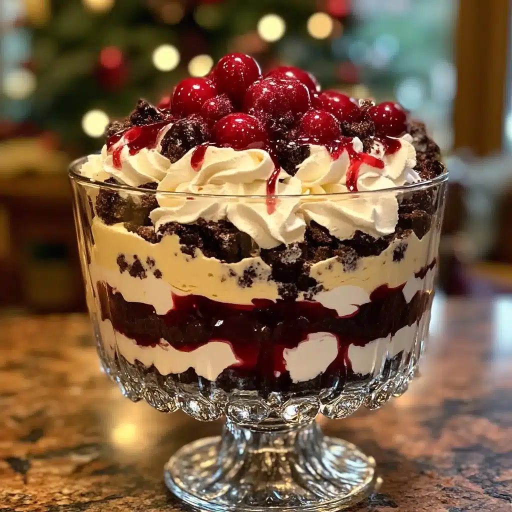Black Forest Trifle for Christmas 6 Black Forest Trifle for Christmas