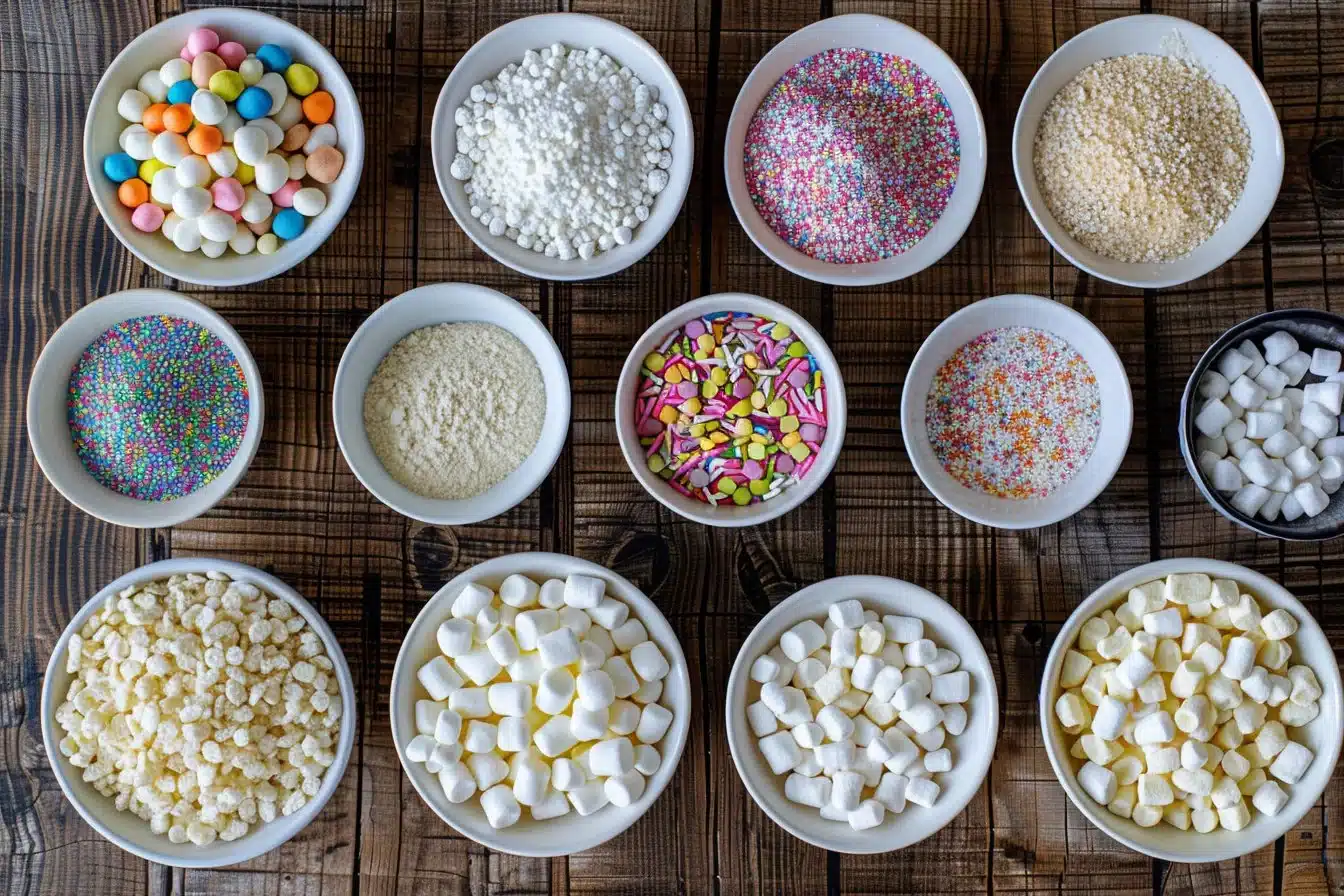 Cake Batter Rice Krispie Treats 5 Cake Batter Rice Krispie Treats