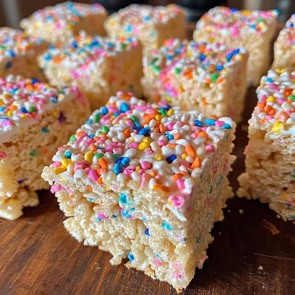 Cake Batter Rice Krispie Treats 6 Cake Batter Rice Krispie Treats
