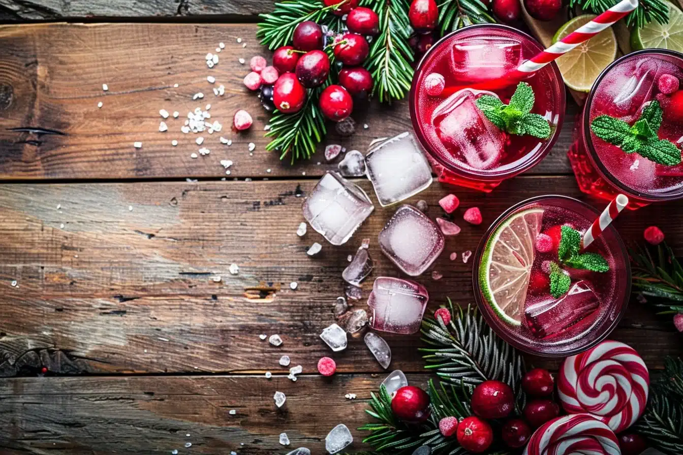 Candy Cane Mocktail 5 Candy Cane Mocktail