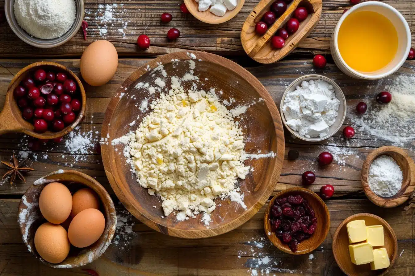 Cranberry Orange Shortbread Cookies Recipe
