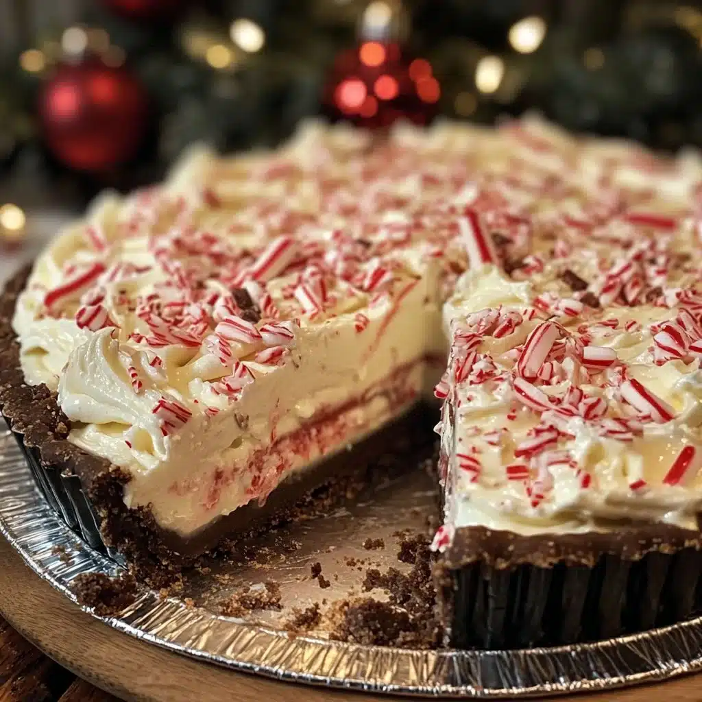 Easy Christmas Peppermint Pie 4 Delicious Easy Christmas Peppermint Pie with festive toppings