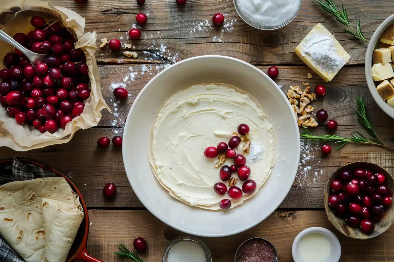 Festive Christmas Cranberry Roll Ups 5 Festive Christmas Cranberry Roll Ups
