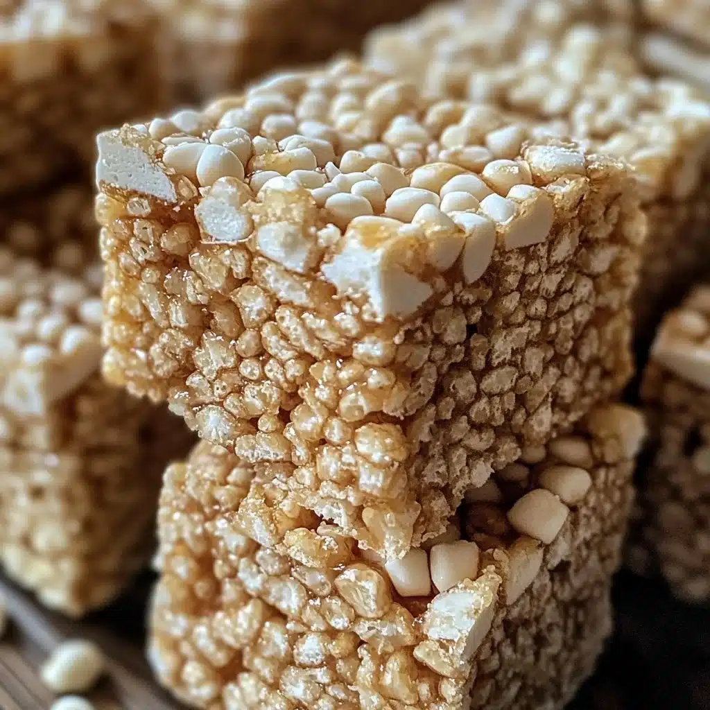 Gingerbread Rice Krispie Treats (gluten-free, refined sugar-free, vegan option)