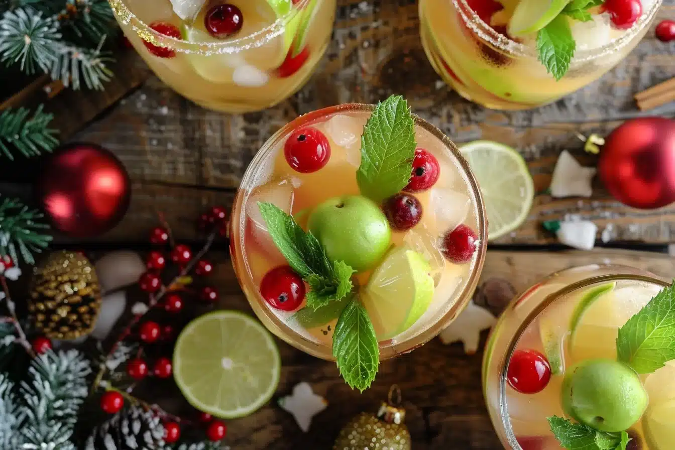Grinch Punch Recipe - Non-alcoholic holiday punch recipe - by The Toasty Kitchen #grinchpunch #gr… | Christmas drinks, Christmas party food, Christmas punch recipes