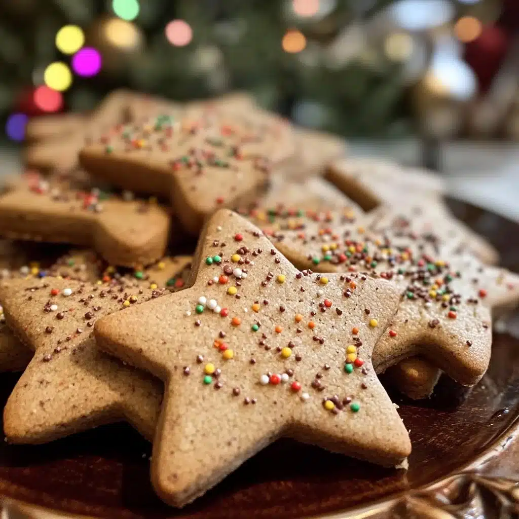 Holiday Cookies 4 A variety of colorful and decorated holiday cookies on a festive platter.