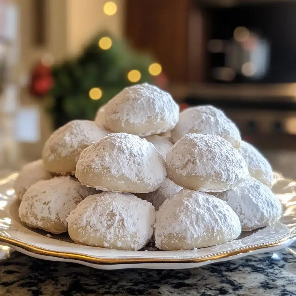 Lemon Cream Snowball Cookies – Melt-in-Your-Mouth Holiday Magic