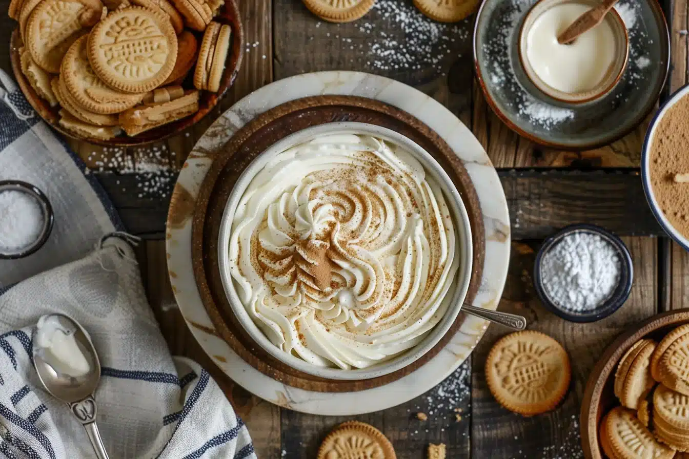 No-Bake Biscoff Layered Delight: Easy Recipe for Bliss! 5 No-Bake Biscoff Layered Delight: Easy Recipe for Bliss!