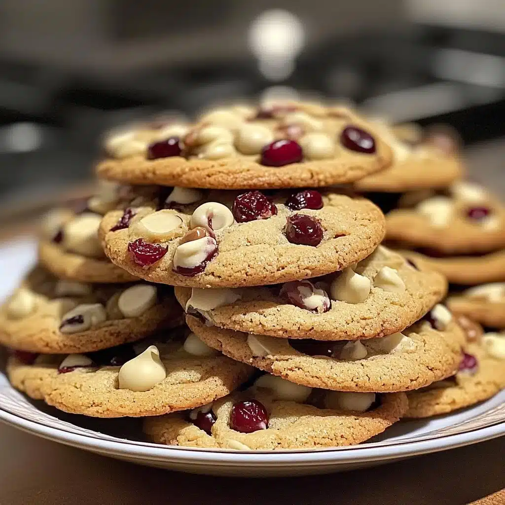 White Chocolate Cranberry Cookies 6 White Chocolate Cranberry Cookies