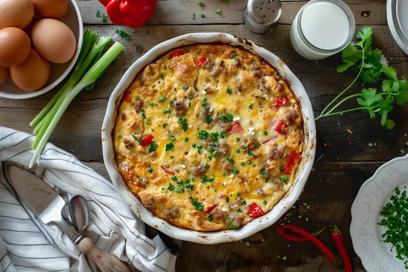 Biscuit Breakfast Casserole