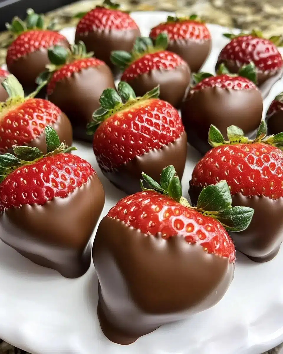 Chocolate Covered Strawberries 6 Chocolate Covered Strawberries