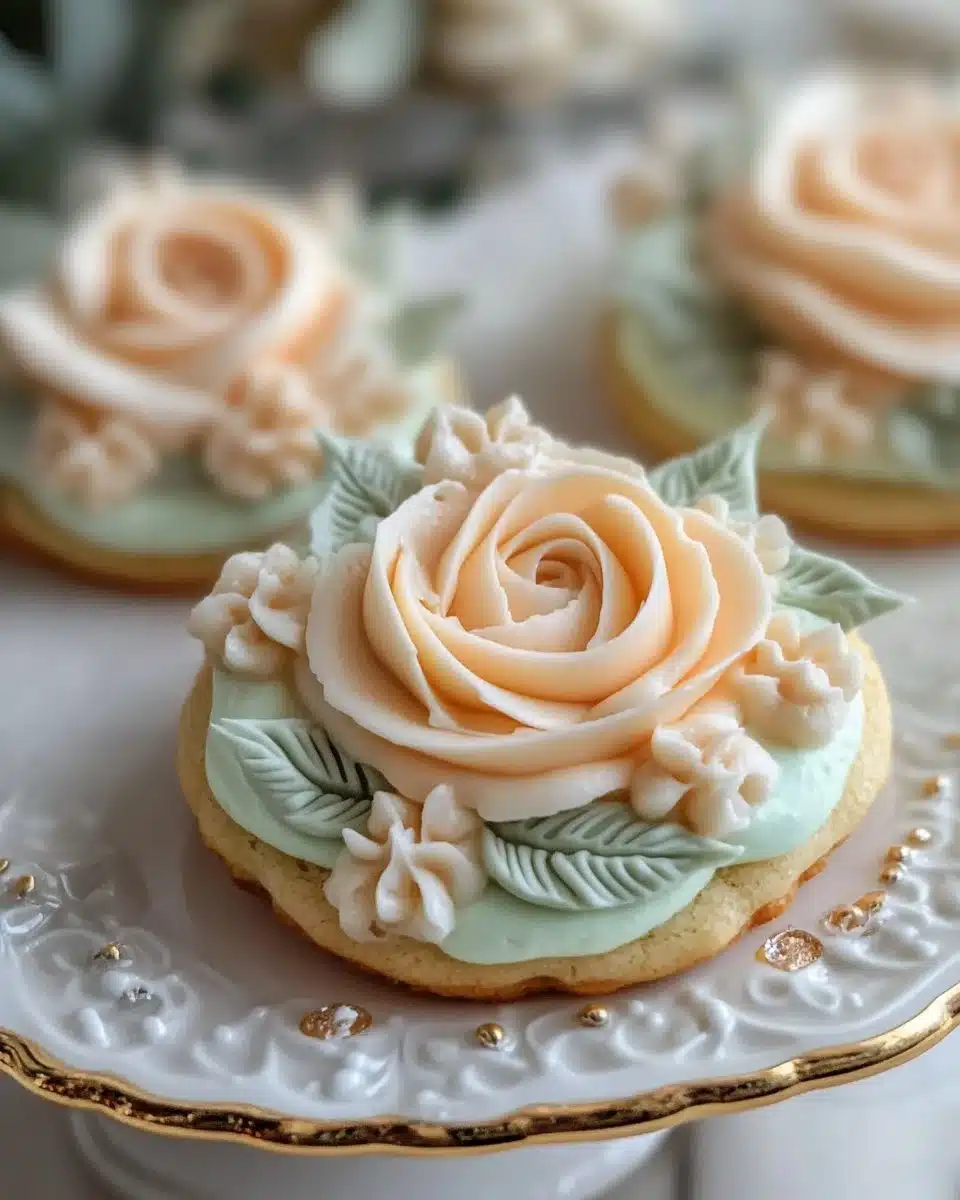 Cookie Decorating Buttercream 4 Beautifully decorated cookies with buttercream frosting for cookie decorating