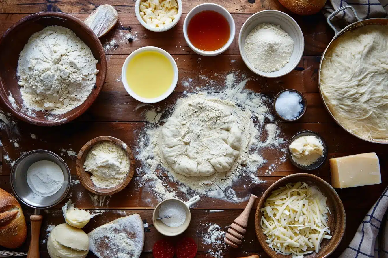 Crusty No-Knead Pizza Bread with Hot Honey Butter 5 Crusty No-Knead Pizza Bread with Hot Honey Butter