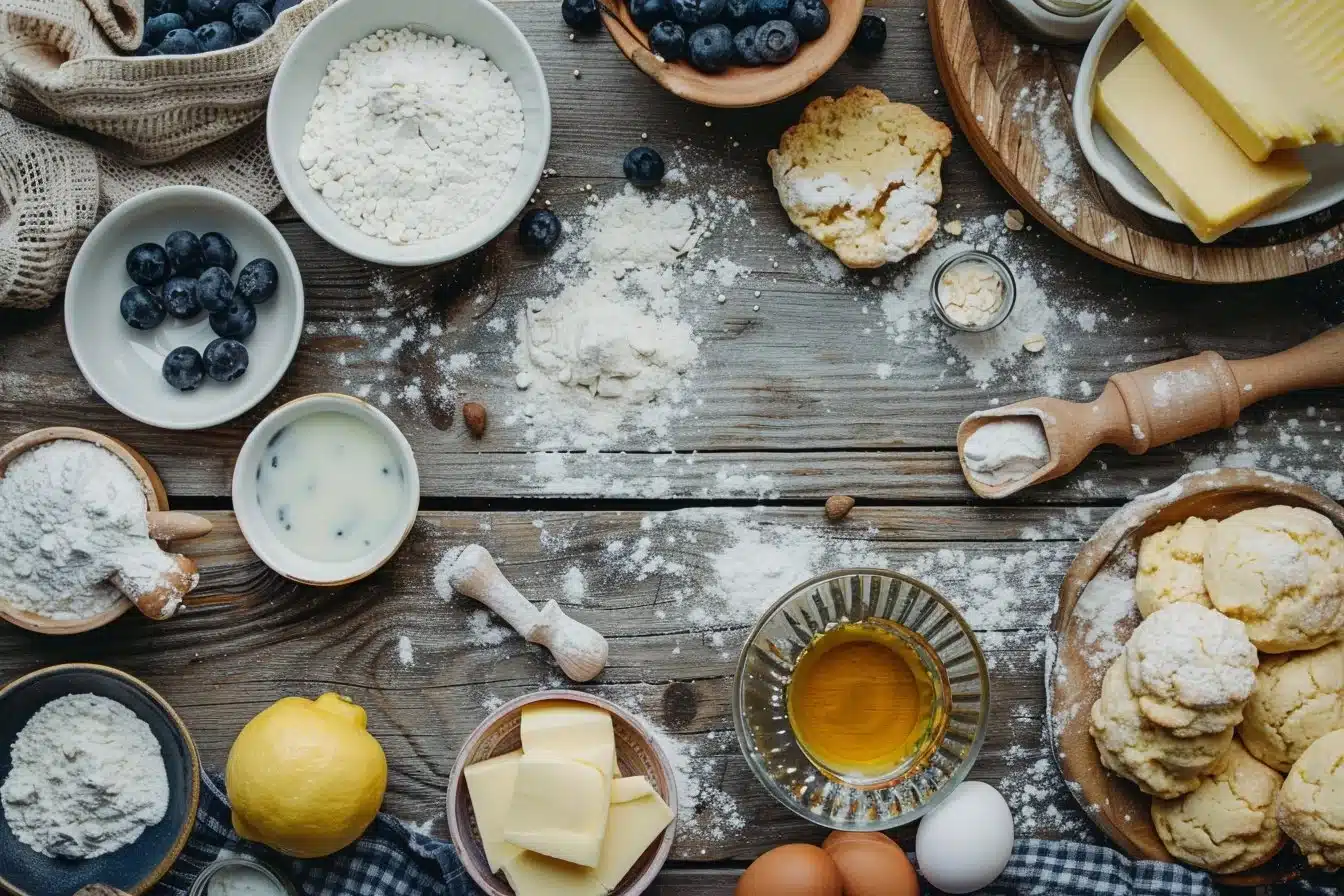 Lemon Blueberry Scones 5 Lemon Blueberry Scones