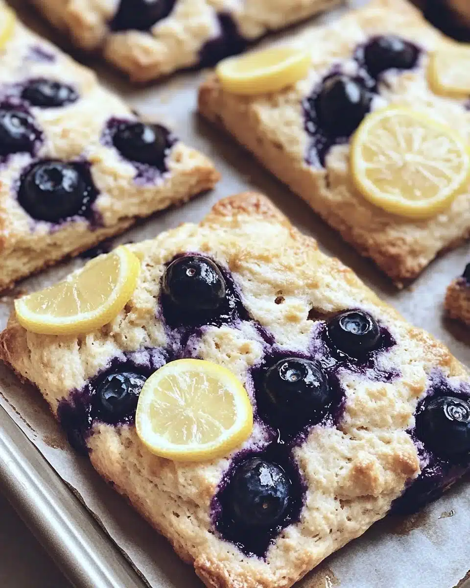Lemon Blueberry Scones 6 Lemon Blueberry Scones