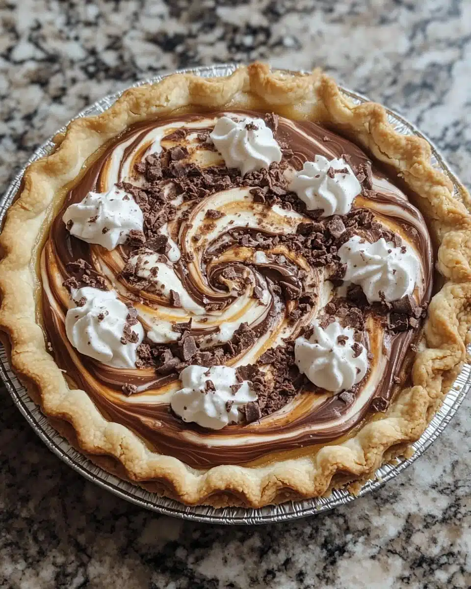 Nutella Swirl Pumpkin Pie 6 Nutella Swirl Pumpkin Pie