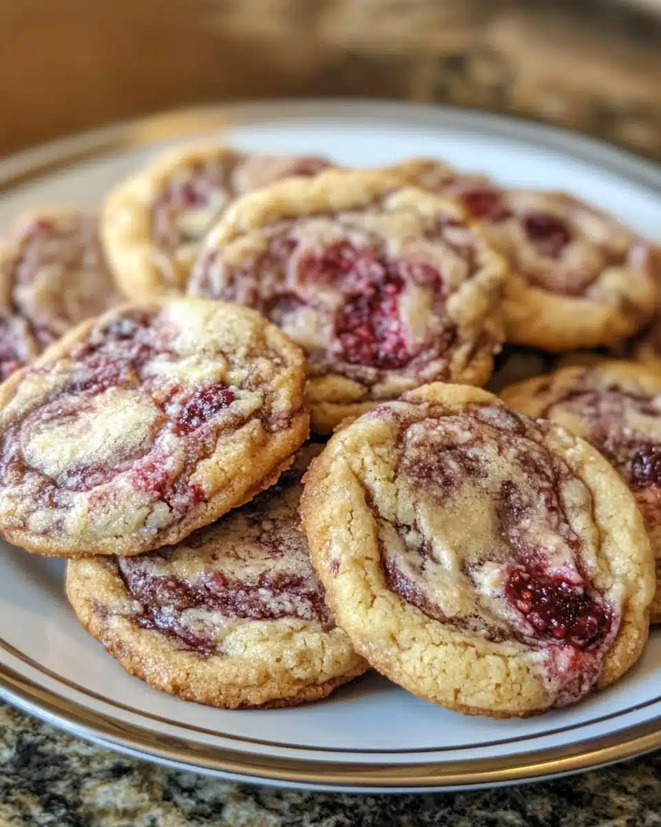 Raspberry Swirl Cookies 6 Raspberry Swirl Cookies
