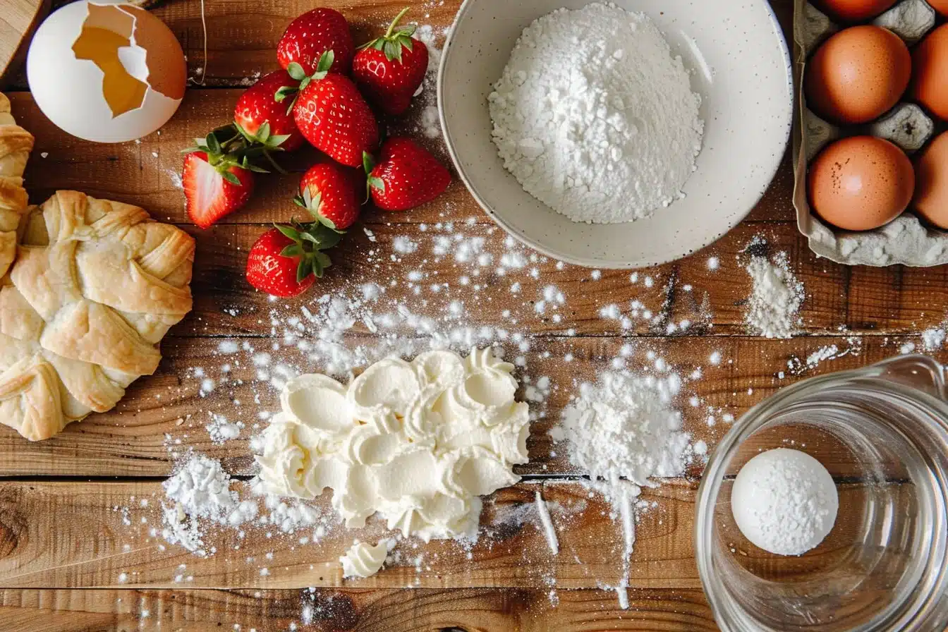 Strawberry Cream Cheese Heart Danishes 5 Strawberry Cream Cheese Heart Danishes