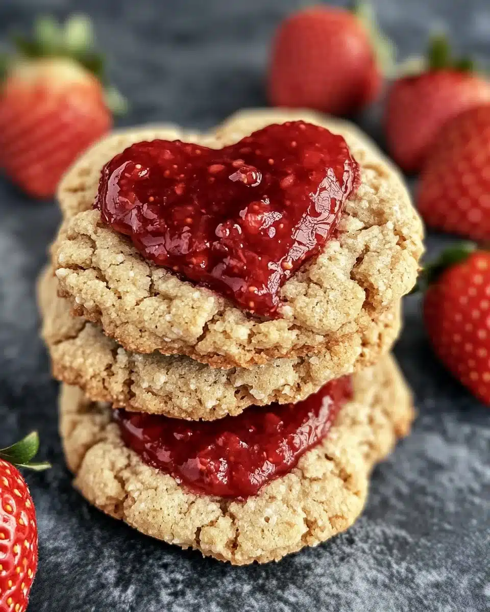 Strawberry Kiss Cookies – Amazing Soft Valentine’s Delight