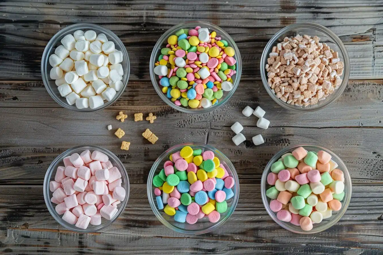 White Chocolate Lucky Charms Treats 5 White Chocolate Lucky Charms Treats