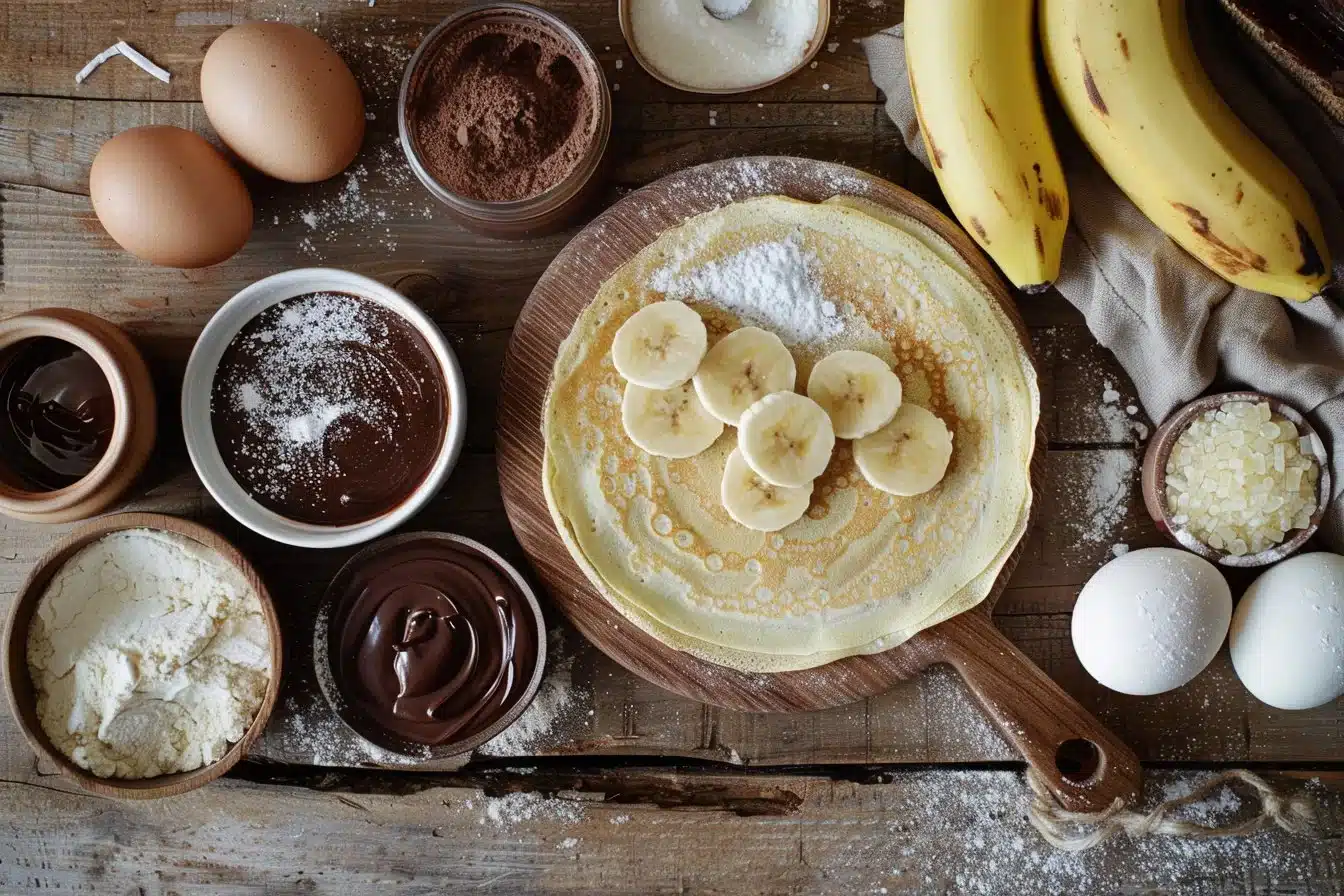 Banana-Nutella Crepes