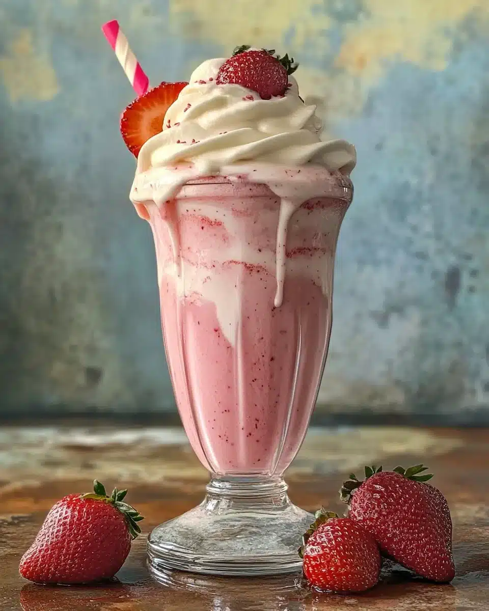 Classic Strawberry Milkshake