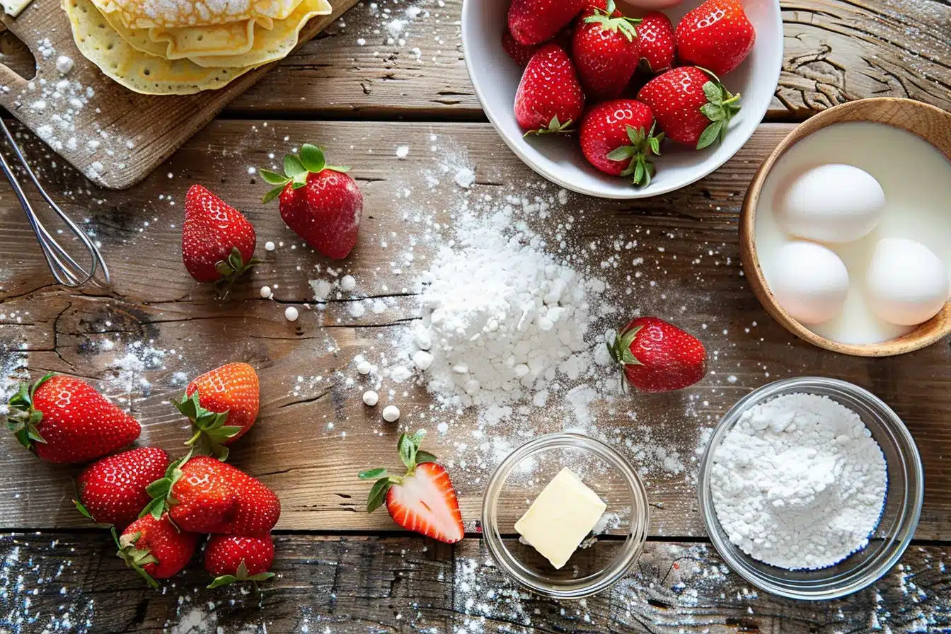 Easy 15-Minute Strawberry Crepes