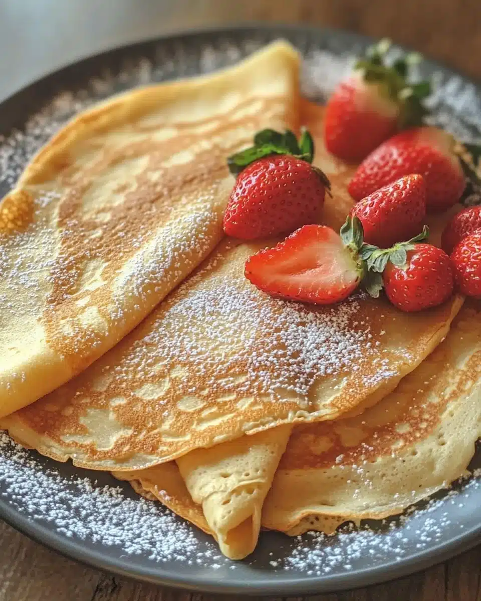 Easy 15-Minute Strawberry Crepes