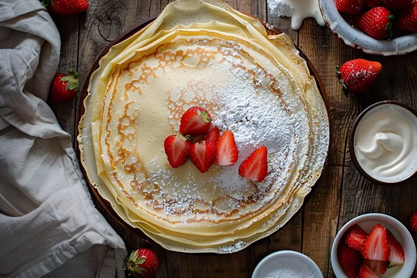 Easy Strawberry Cream Cheese Crepes