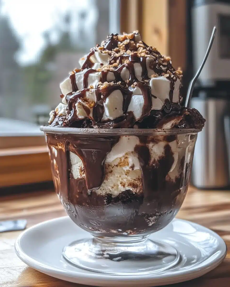 Fake Hot Fudge Sundae