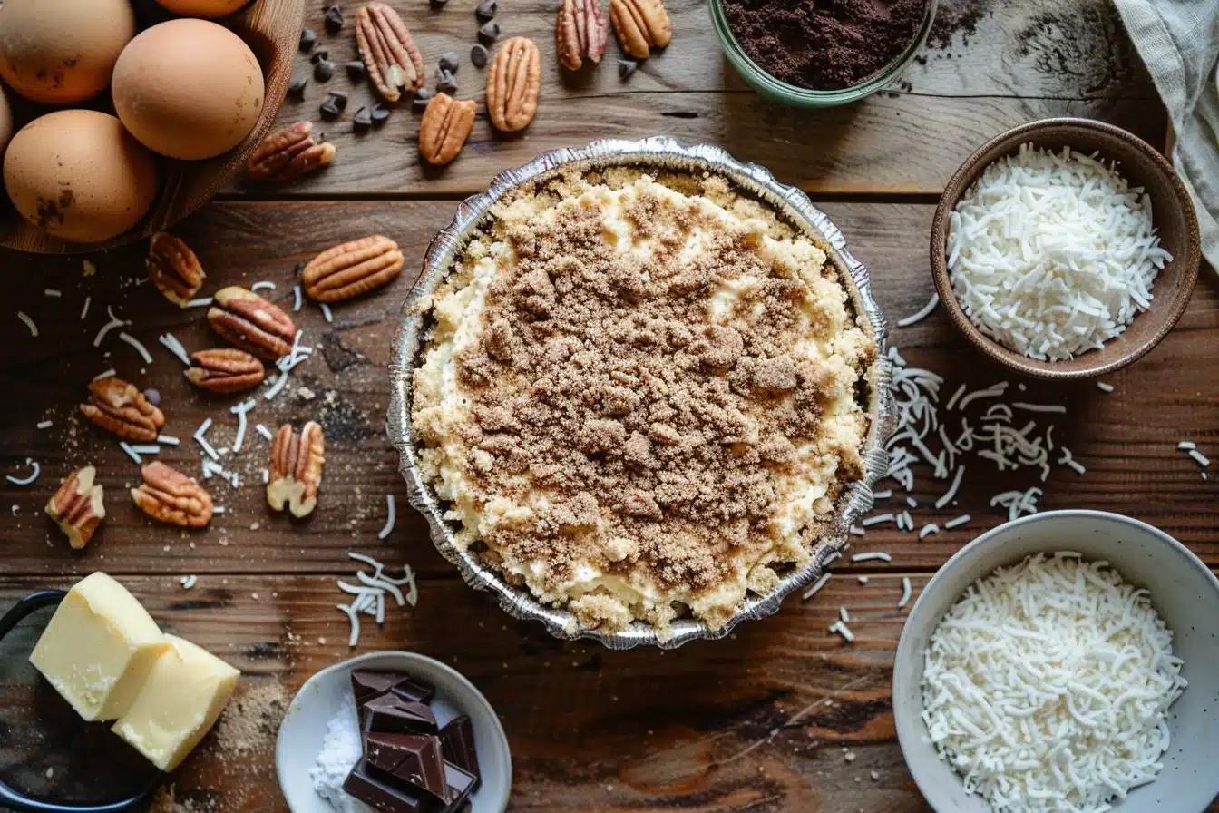 German Chocolate Cheesecake