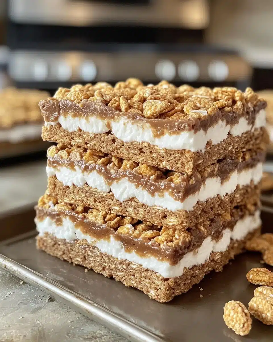 Golden Grahams S'mores Bars