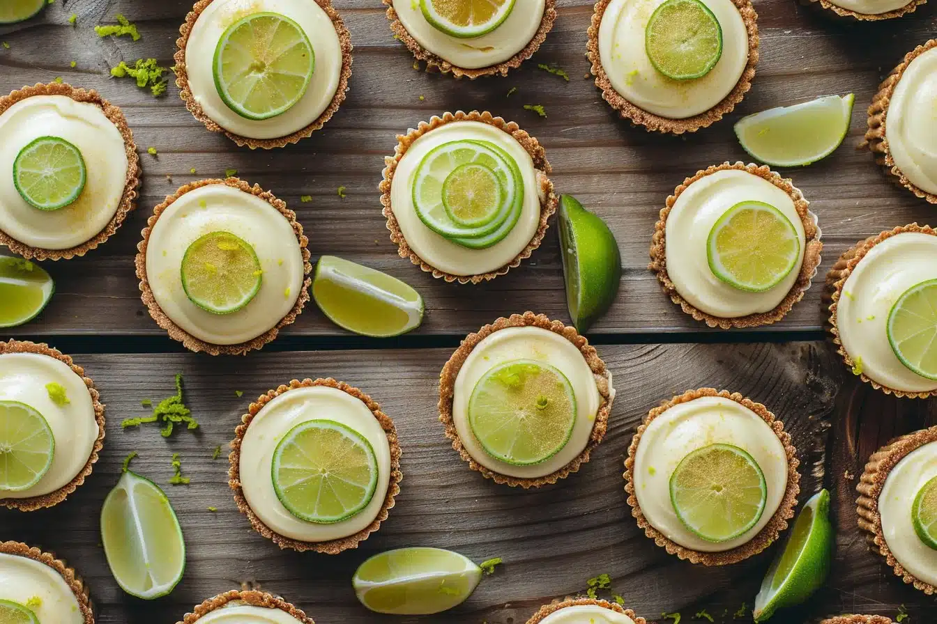 Mini Key Lime Cheesecakes