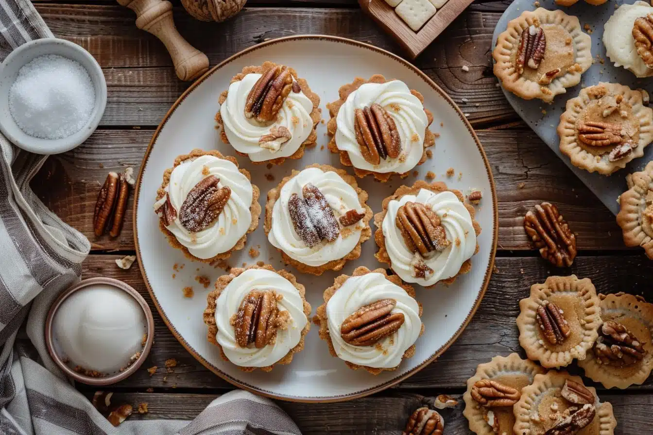 Mini Pecan Pie Cheesecakes