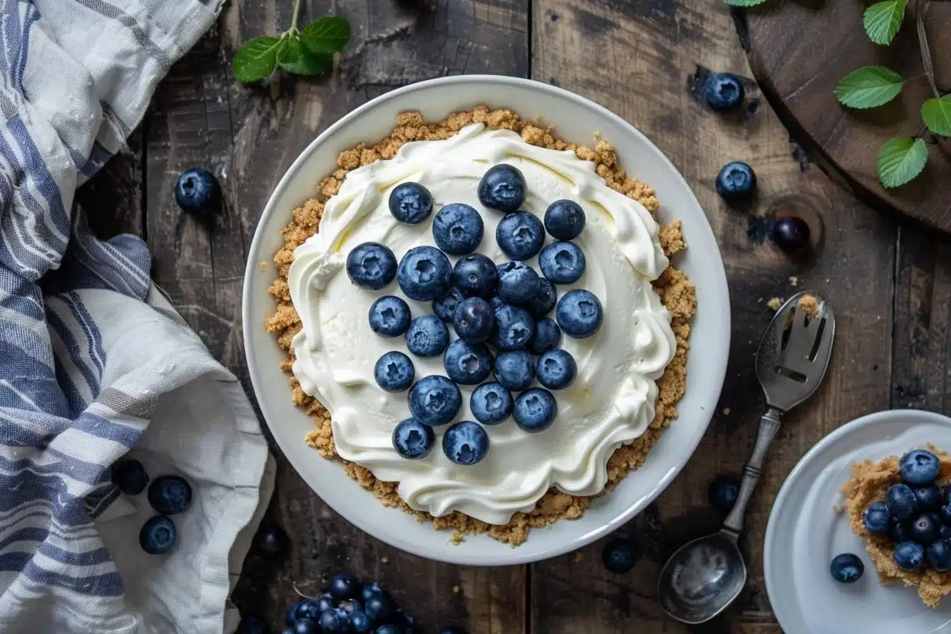 No-Bake Blueberry Cheesecake