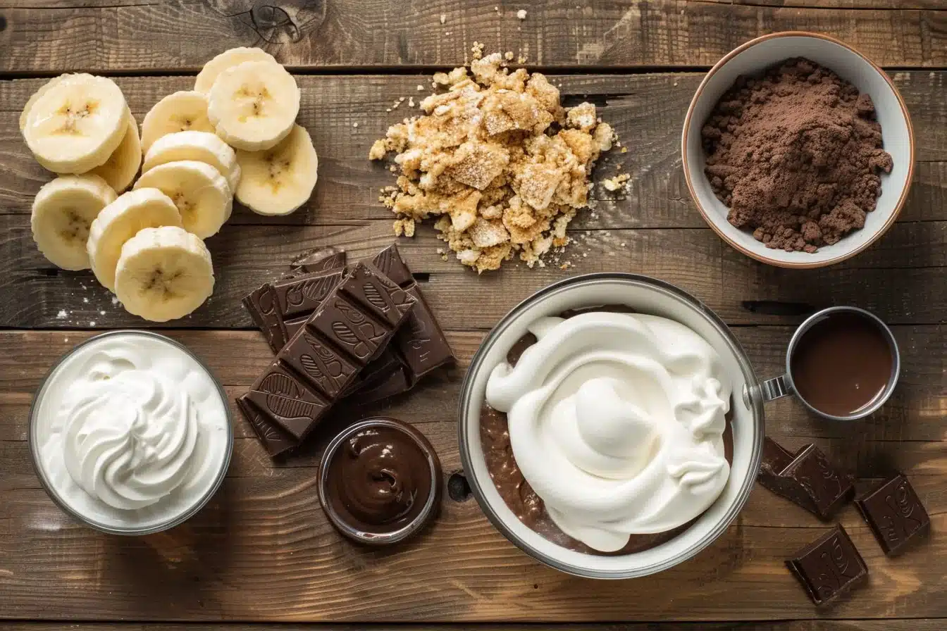 No-Bake Chocolate Banana Split Trifle