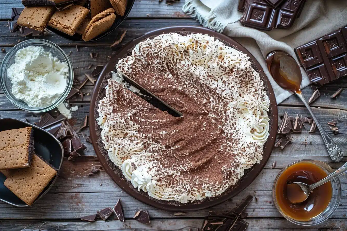 No Bake Chocolate Cheesecake