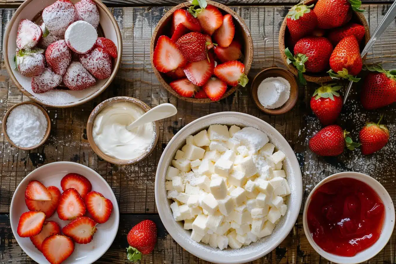 No-Bake Strawberry Cheesecake