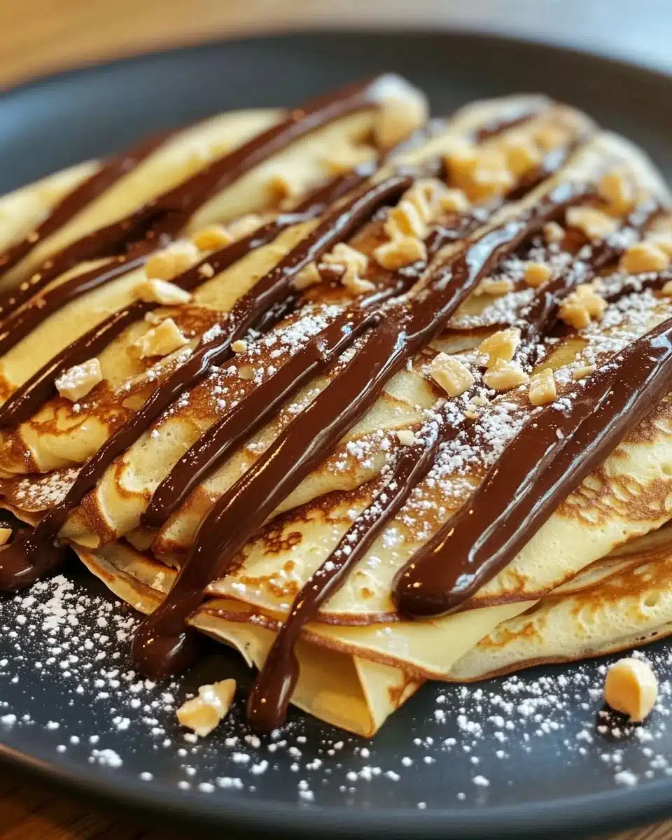 Nutella Cream-Filled Crepes