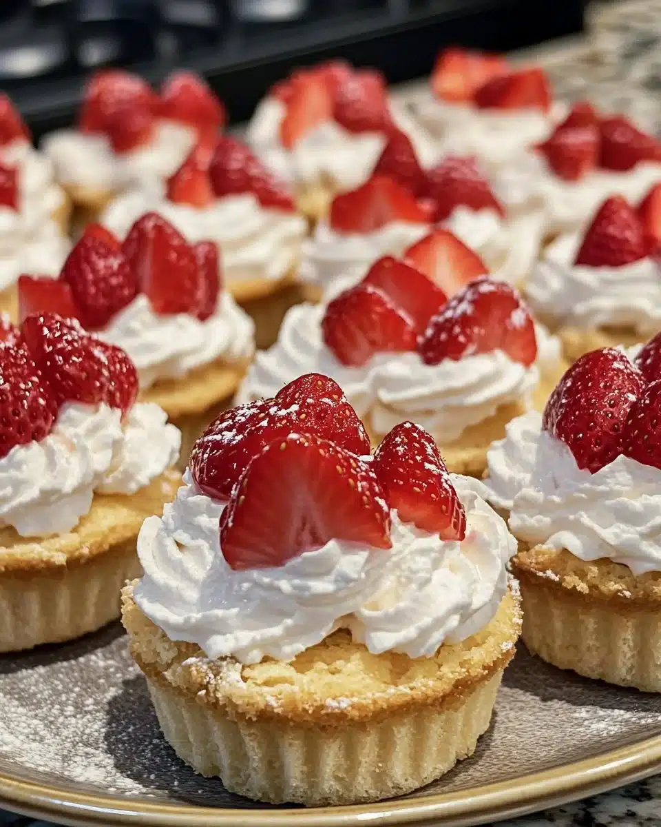 Quick Strawberry Shortcake Cups