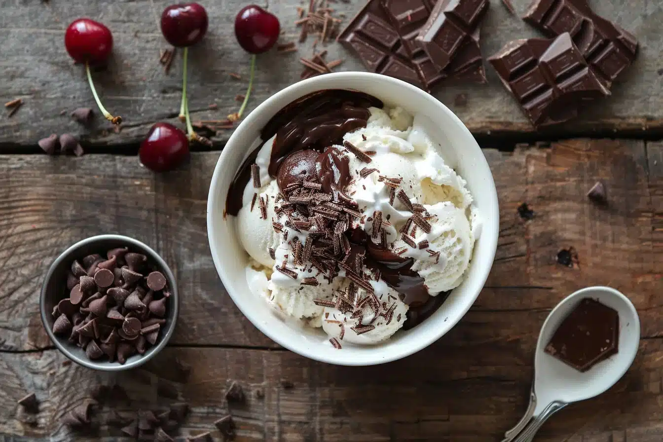 Royal Chocolate Vanilla Sundae