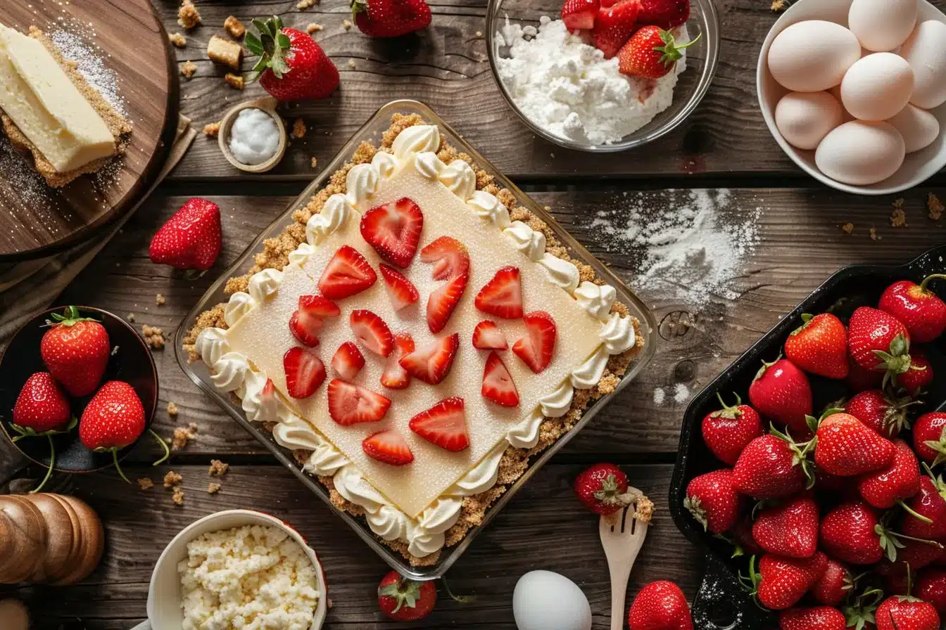 Strawberry Cheesecake Bars