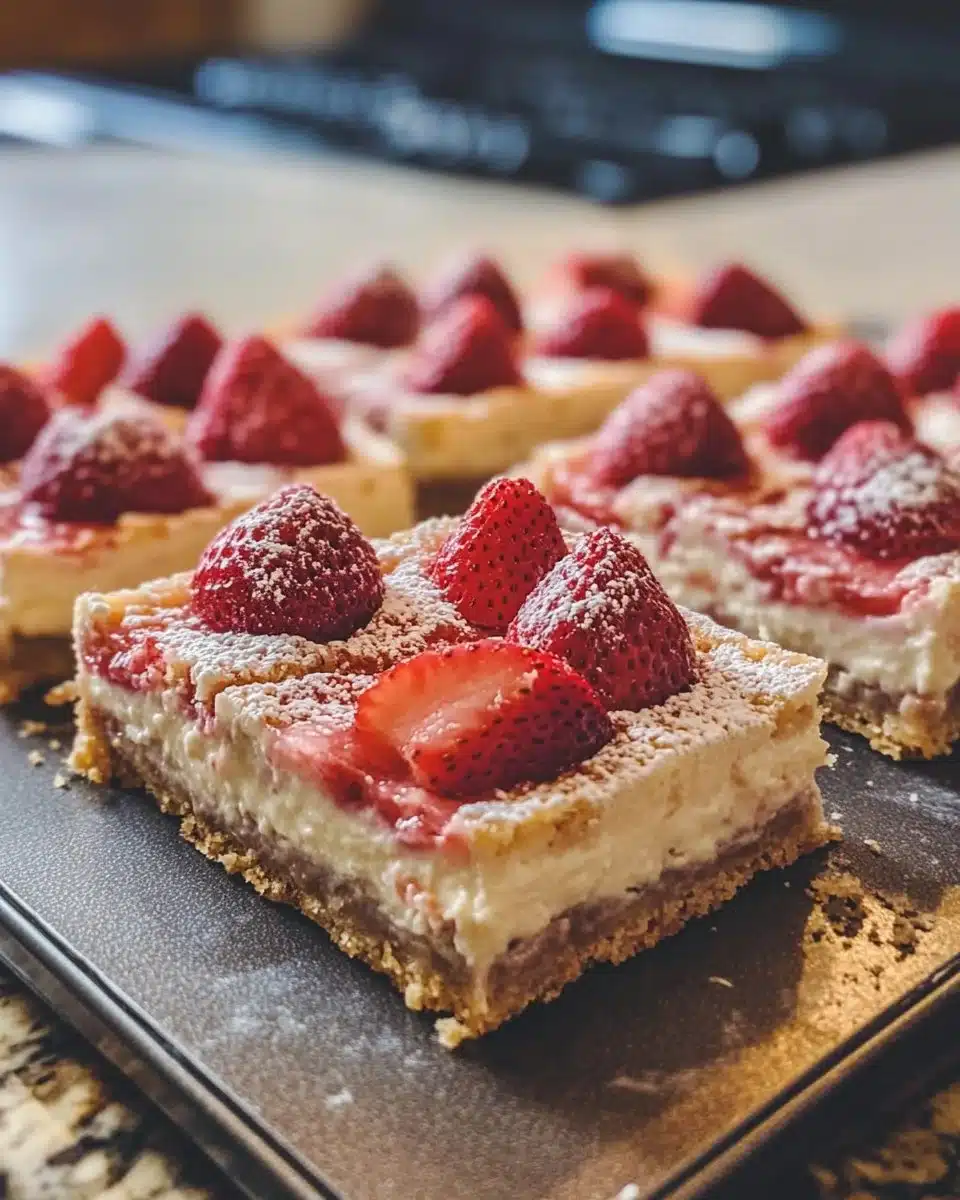 Strawberry Cheesecake Bars