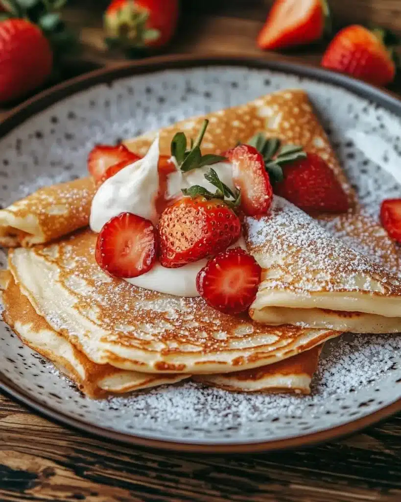 Strawberry Crepes