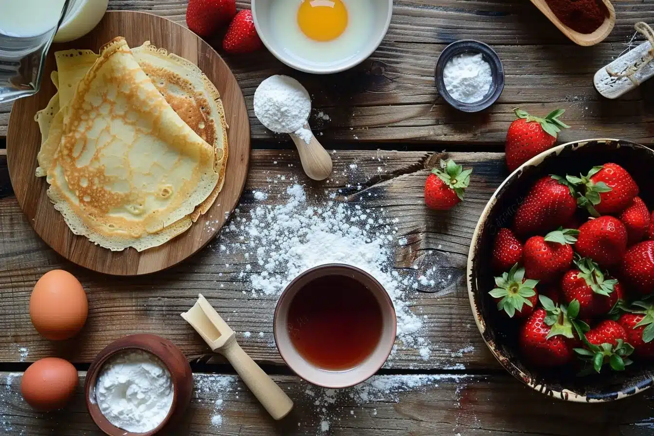 Strawberry Crepes