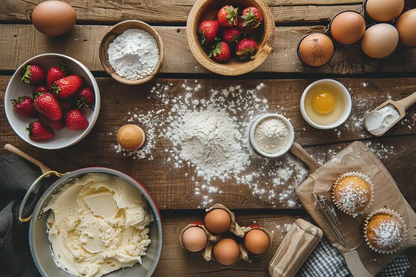 Strawberry Shortcake Cupcakes