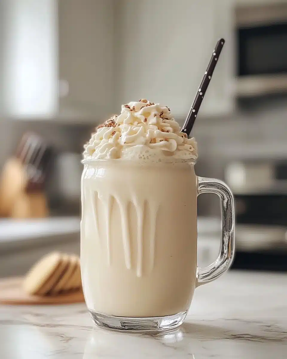 Vanilla Milkshakes without Ice Cream