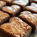 Delicious heart-shaped brownies on a plate, perfect for any occasion.