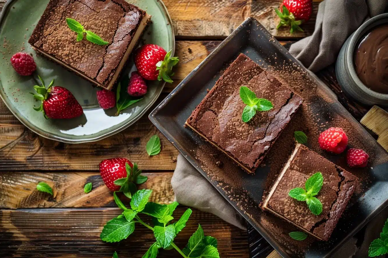 Fudgy Cheesecake Brownie